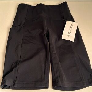 NWT ATHLETA Excursion Hybrid 9”Short,black,Size XXS